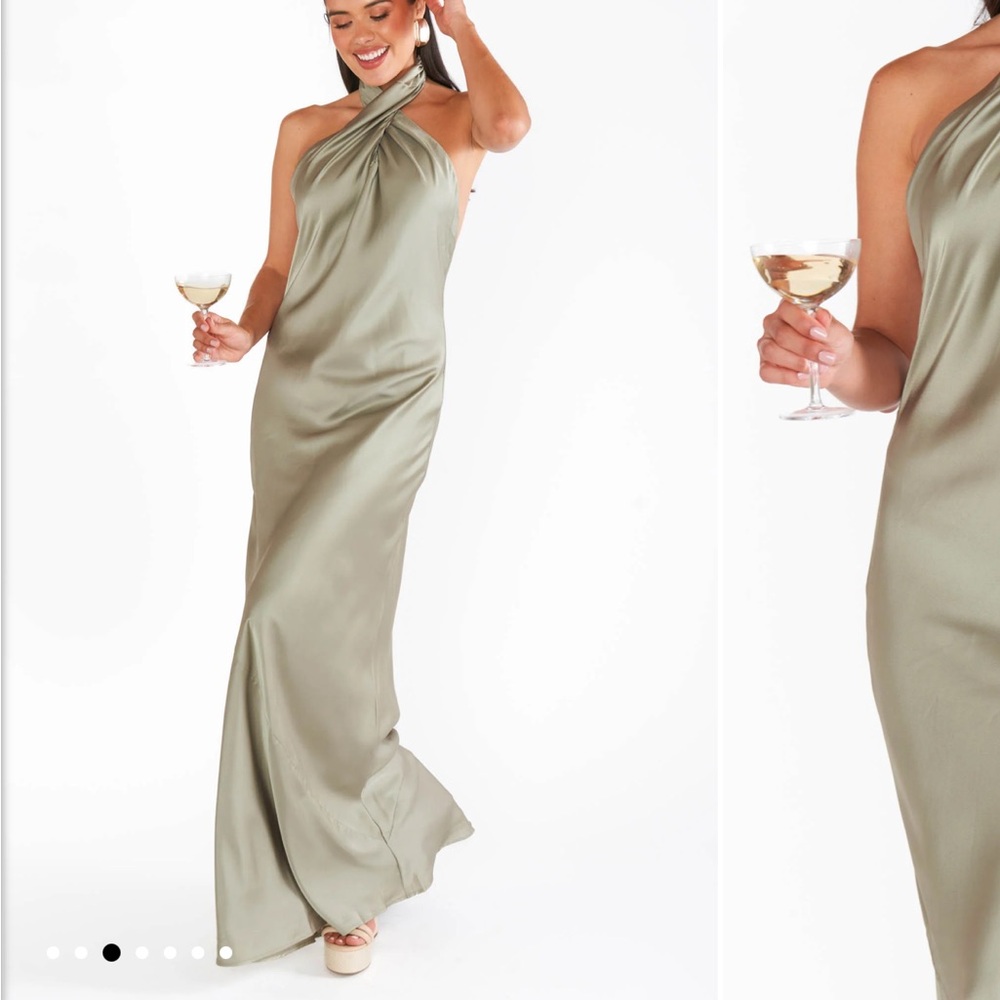 Show me your Mumu Jasmine Halter Maxi Dress